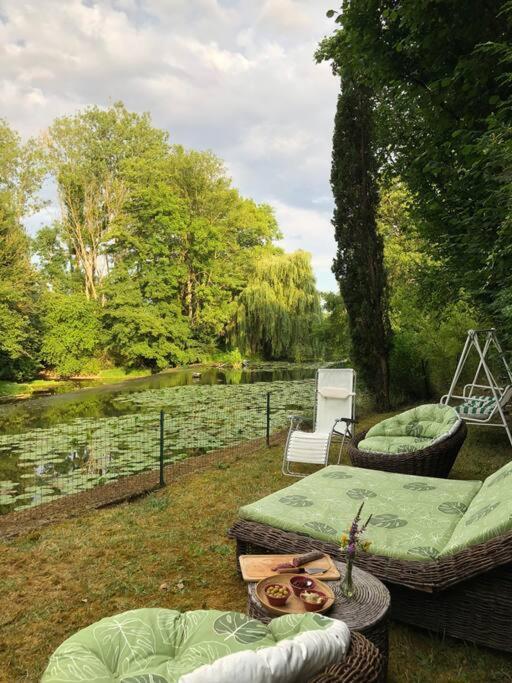 Willa Magnifique Moulin Proche Chablis, Jacuzzi Et Riviere Annay-sur-Serein Zewnętrze zdjęcie