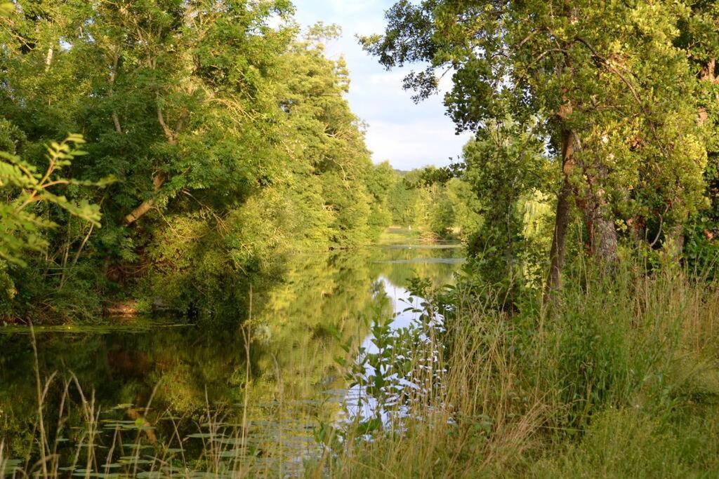 Willa Magnifique Moulin Proche Chablis, Jacuzzi Et Riviere Annay-sur-Serein Zewnętrze zdjęcie